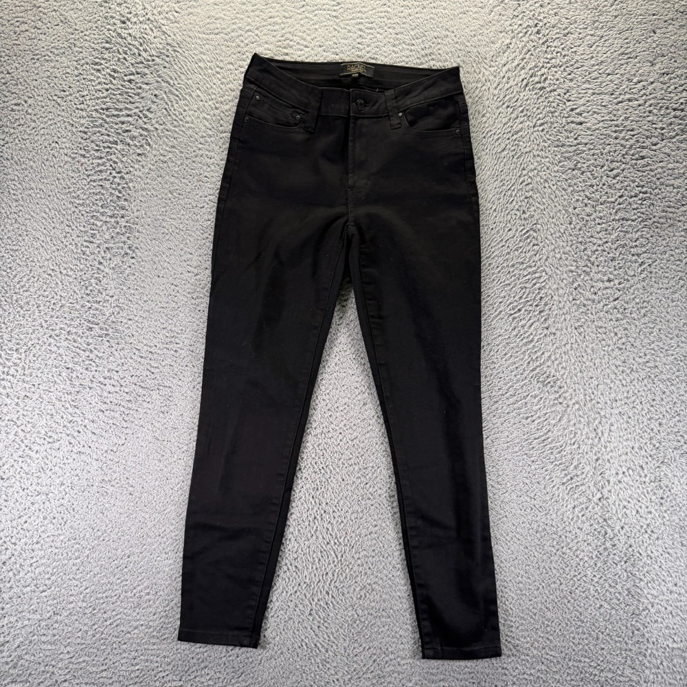 Rachel Roy Jeans Womens 6 Black Cotton Denim Skinny Workwear Travel Stretch